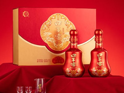 口子窖 福禄双至 十年型 兼香型白酒 50度 500ml*2瓶 礼盒装